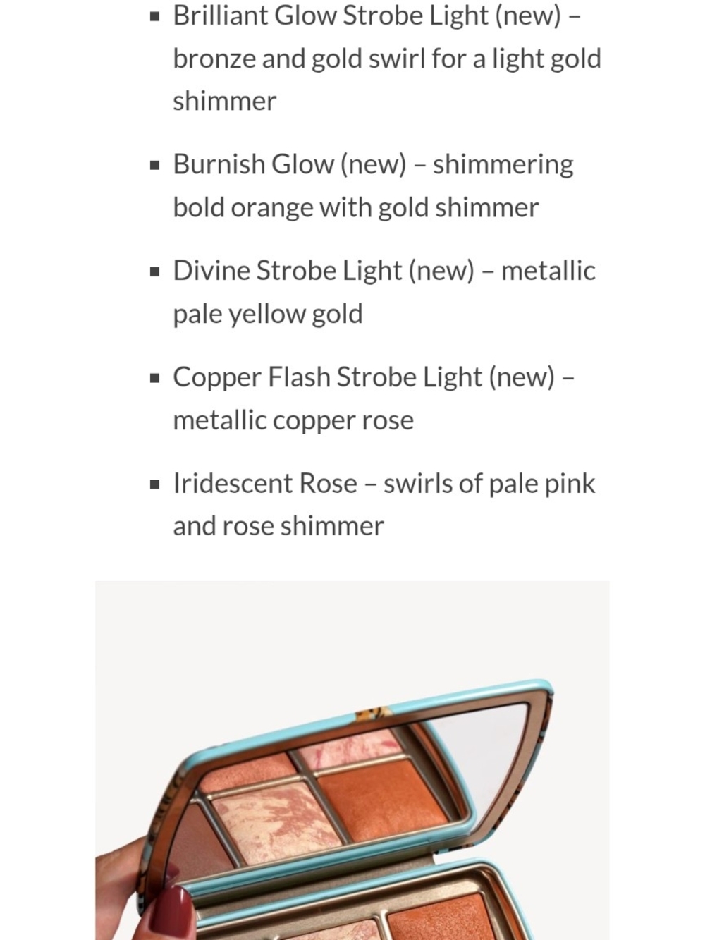 TIGER palette. Hourglass Ambient Lighting. - Picture 10 of 10